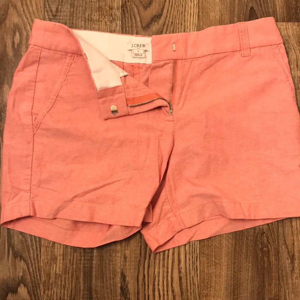 Pink J. Crew shorts